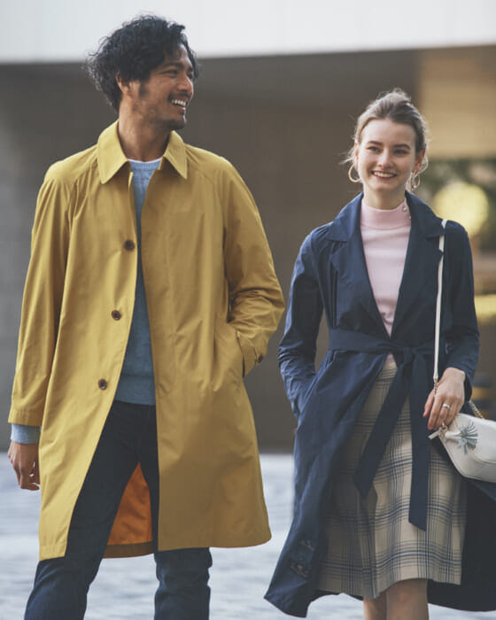 Three functions for comfort. The long-awaited spring is here with the Brooks Brothers Spring Coat.