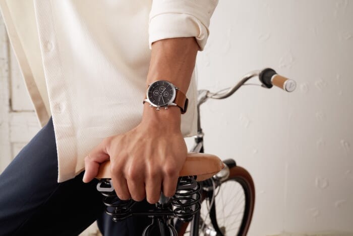 A hybrid of analog and digital. Skagen's new watch that ticks hygge time.