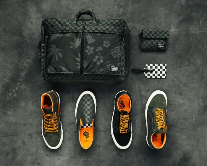 Porter x Vans. Here is a collaborative collection that blends the identities of both.