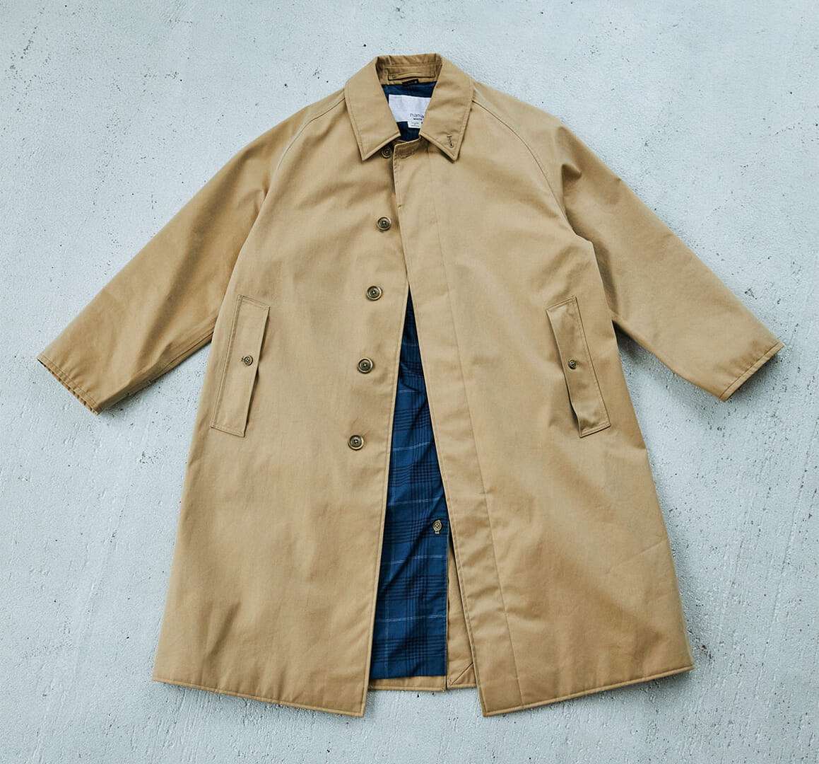 【美品】nanica ナナミカ　GORE-TEX ゴアテックス　コート nanamica - nanamica ナナミカ ゴアテックスステンカラーコート