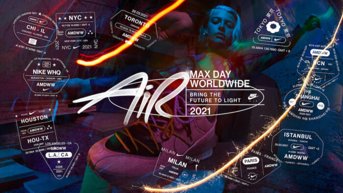 Coming Soon. The Air Max Day virtual event starts tonight at 7pm!