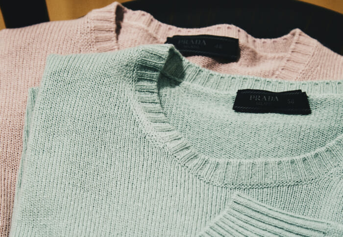 Series "Aspiring Masterpieces" No.192 Prada knitwear for spring.