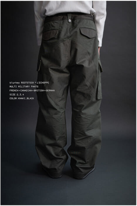 blurhms × LECHOPPE Multi Military Pants blurhms × LECHOPPE Multi Military Pants