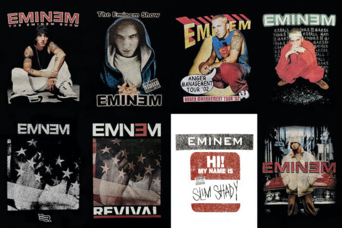A different kind of wrap T. The latest Eminem-focused buywear collection is finally unveiled.