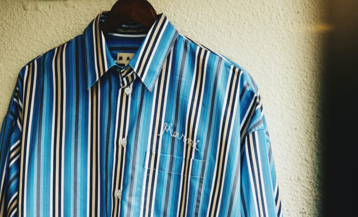 連載「憧れの逸品」No.194 ジャケット代わりに羽織れるマルニのストライプシャツ。