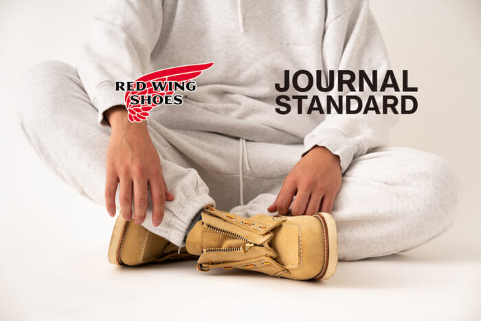 話題のジッパーユニットに新色が登場。ジャーナルスタンダードにてレッド・ウィングのポップアップが開催中。