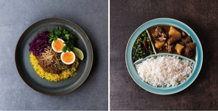 A Hasamiyaki curry dish supervised by Yuzahn and Ai Yoshida.