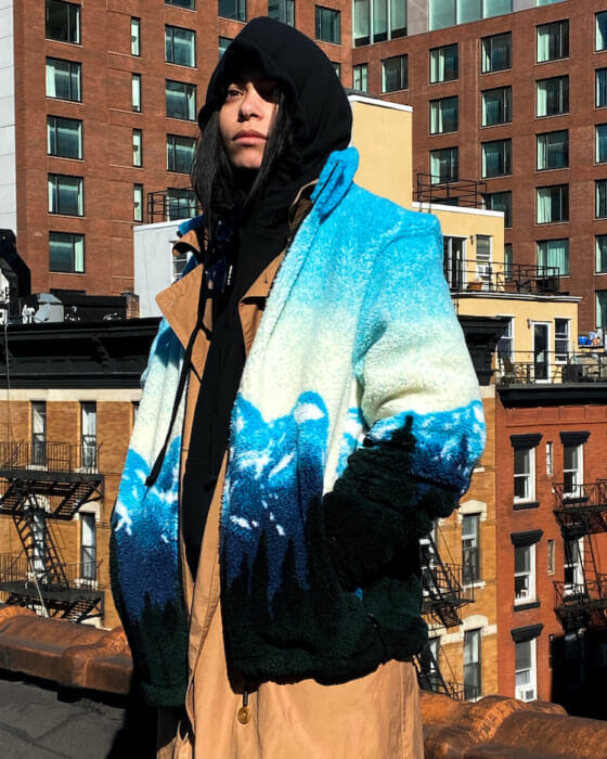 Sneakers Enstaff fleece jacket. How about for camping and festivals for the holidays?