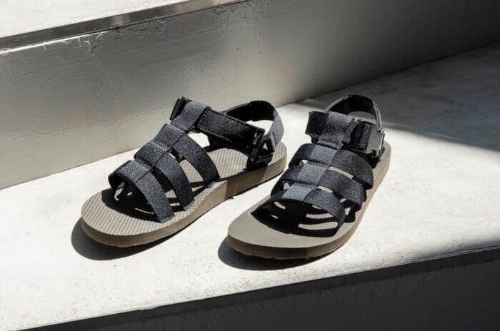 The wild Teva meets the British-born MHL. A stoic pair is a must for summer.