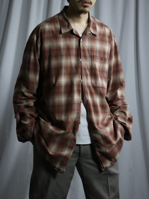 The geek's go-to. The not-so-checked shirts are from Levi's in the 90s.