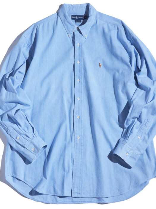 一枚でサマになる。春に着たい、ラルフ ローレンのボタンダウンシャツ。