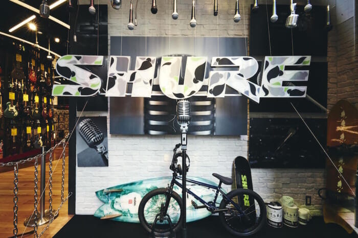 Synonymous with high quality and high sound, Shure's pop-up events are a perfect mix of art, culture, and music.