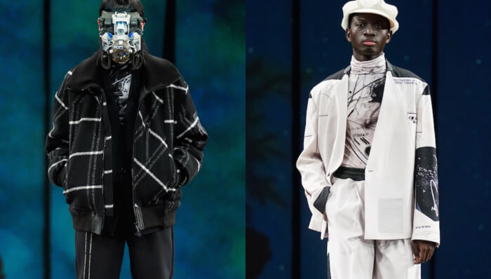 Foursome One shows how fashion should be in the age of Corona. . and the feelings of those who are no longer with us in this world.