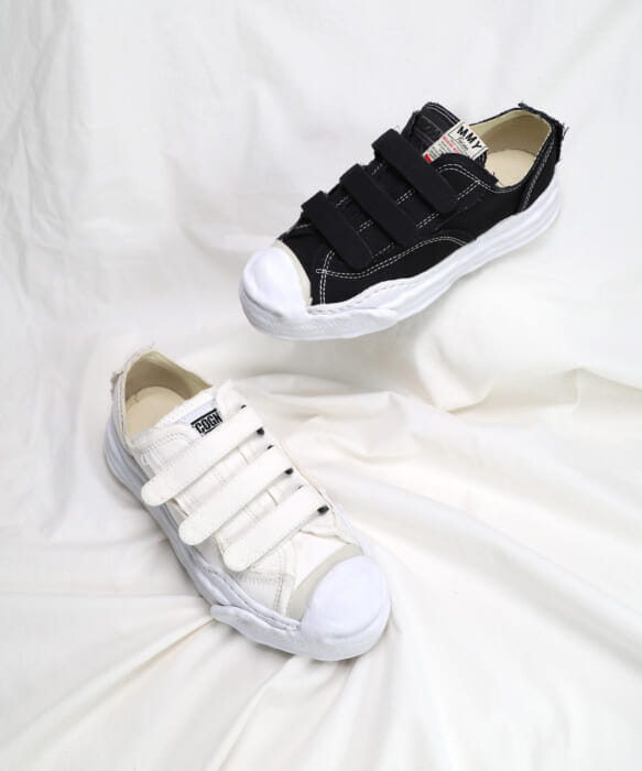 レコグナイズ × バウワウ × メゾン ミハラヤスヒロ。三者三様の個性が調和したベルクロスニーカー。ブラウンダックのリミテッドカラーも！