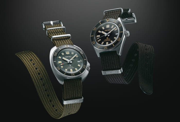 Seiko introduces a new diver's watch. The secret of its masculine appearance lies in its strap.