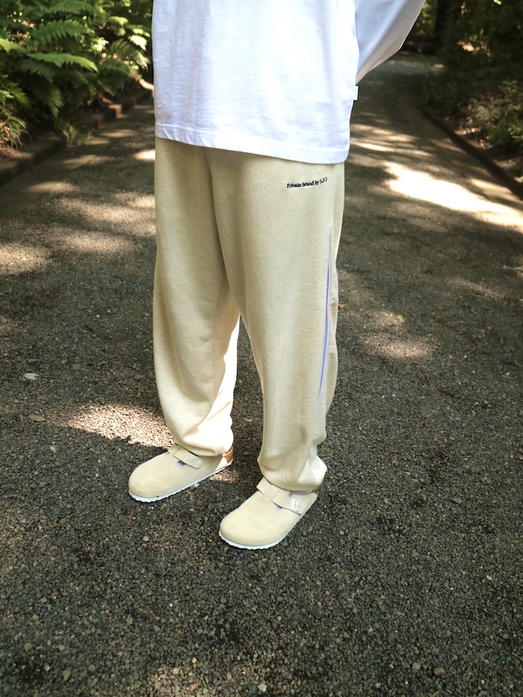 日本最級 private brand track pants navy