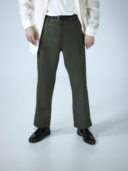 Silhouette, comfort, price. All good old slacks.