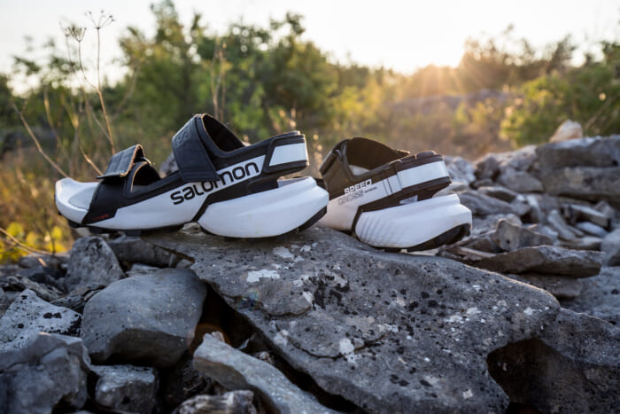 Play up your summer with Salomon's newest addition! Amphibious shoes for mountain trails are now available.