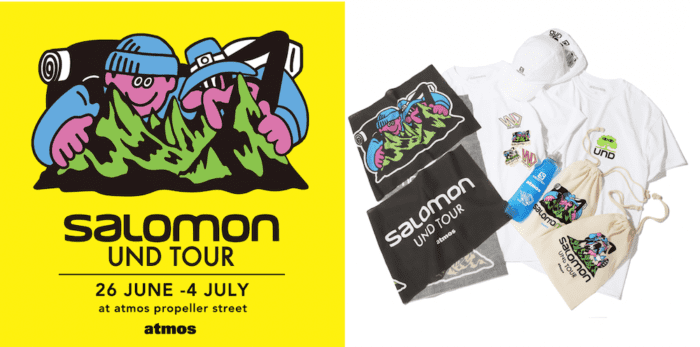 An art exhibition organized by Salomon and ATMOS is coming to Harajuku! This time, collaboration T and UND art works will be on sale.