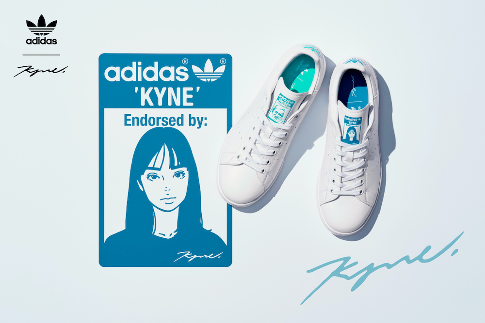 adidas アディダス　スタンスミス　スニーカー　靴　アシンメントリー　23