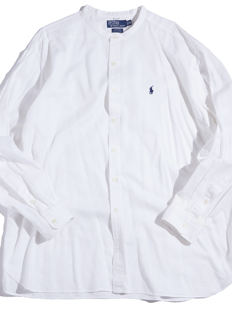 ポロ ラルフ ローレンのバンドカラーシャツで洒脱なサマースタイルを。 | Houyhnhnm's | HOUYHNHNM（フイナム）