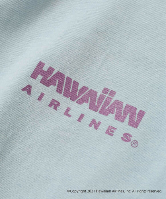 A collaboration between Hawaiian Airlines and Men's Bigi. Three T-shirts in full resort mood for early summer have been released.