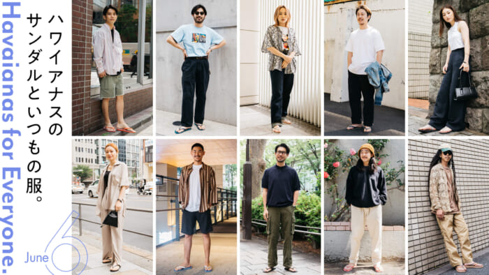 Hawaiianas sandals and usual clothes.June