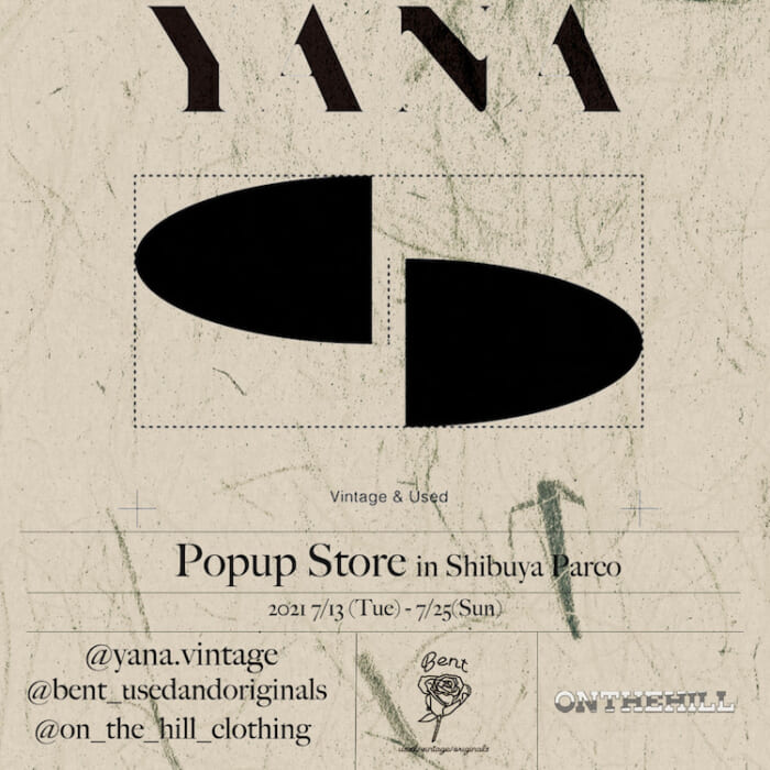 世界で“たった一つ”を探す13日間。渋谷パルコにヤナ ヴィンテージとその愉快な仲間たちが集います。