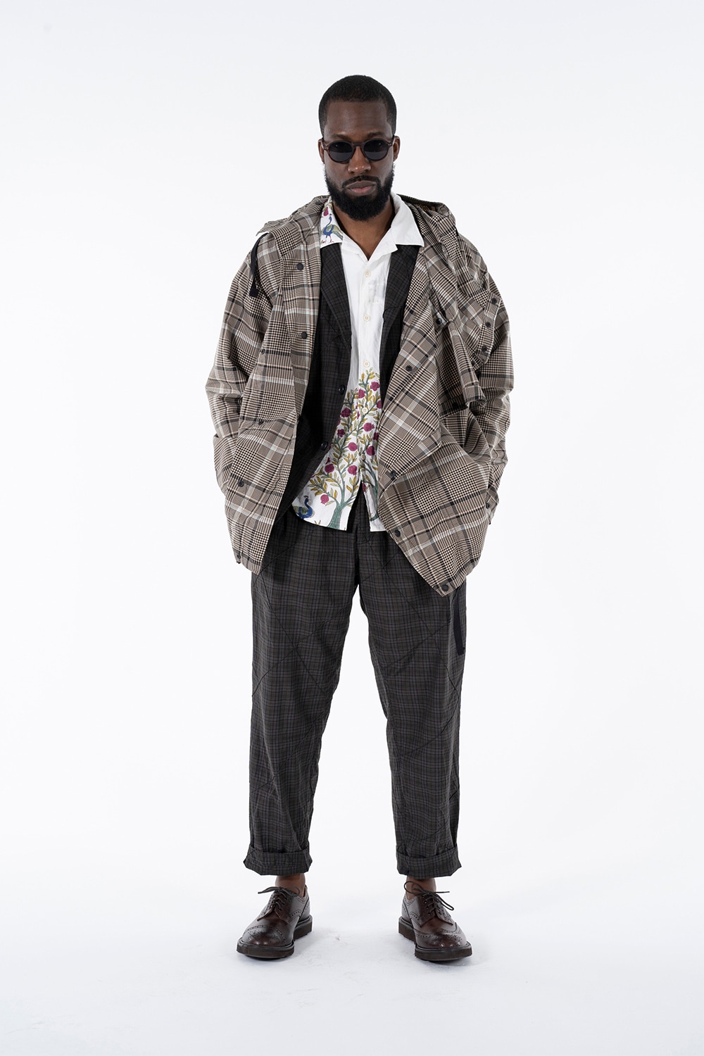 +良品+ ENGINEERED GARMENTS Miner's Shirt denim S 良品+ ENGINEERED GARMENTS Miner Shirt - Heavy Twill Plaid S