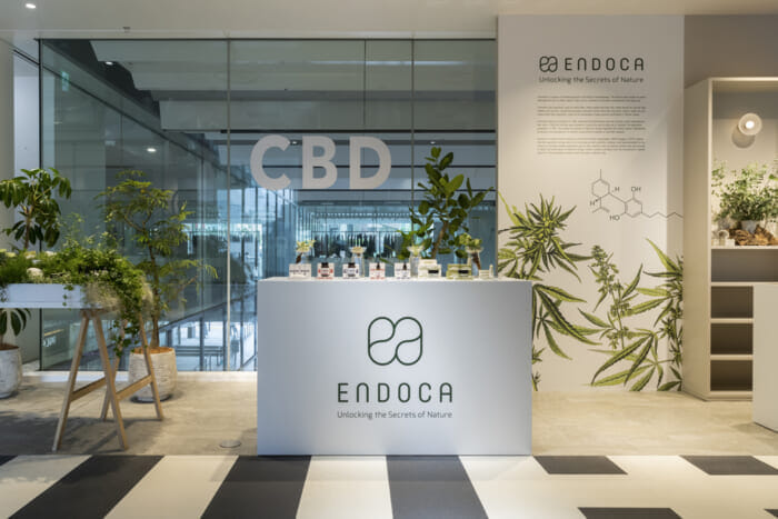 Endoca, a pioneer in the CBD world, came to Shibuya PARCO!