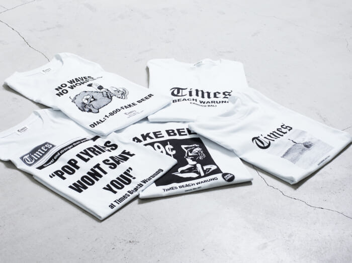 バリ島のホットスポット誕生を記念する、ロンハーマンの別注作。シニカルなユーモア光るグラフィックTです。