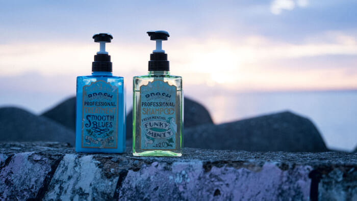 Bloch's mint shampoo and conditioner combines refreshing cleansing with salon-quality hair care.