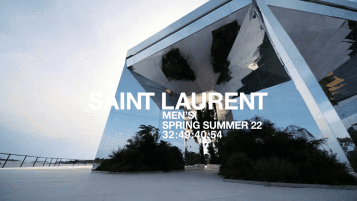 The work of that American artist takes center stage. Saint Laurent held its first men's show in two years.