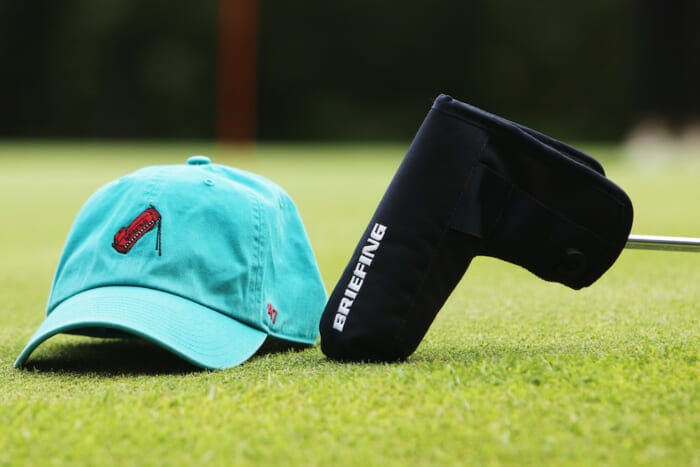 A must for golfers. Briefing created this cap with Forty Seven to connect the city to the green.