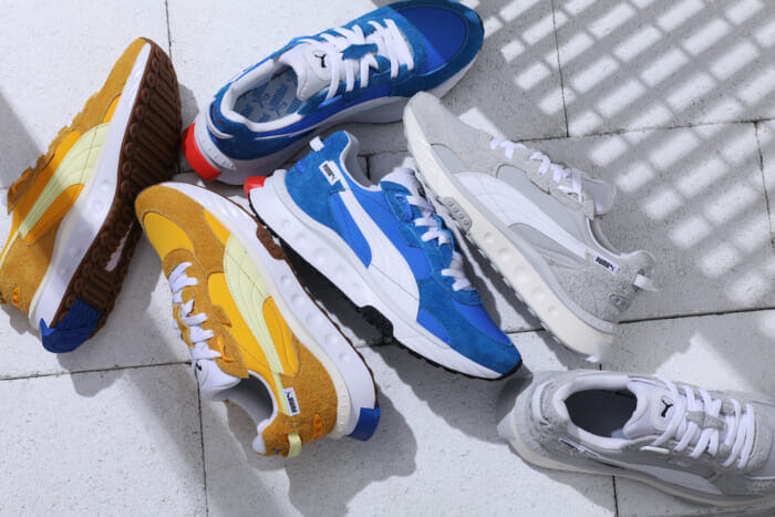 プーマの新モデル、ワイルドライダーが早くもアップデート！ 軽快でありながら風合い豊かな3型がラインナップ。