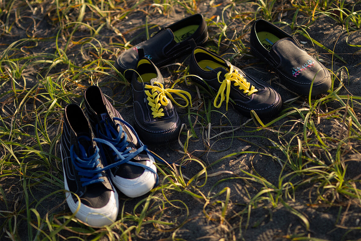 WADE GOODALL × VANS CLASSIC Tenis Slip-On SF Vans x Wade Goodall – OLDISCOOL