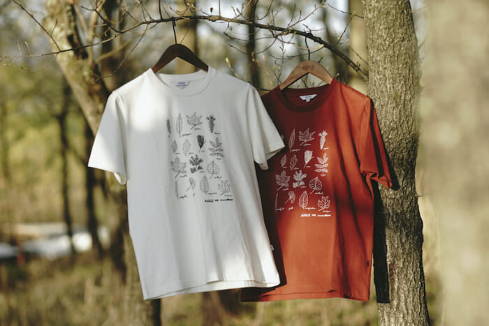 エーグルのチャリティコレクション第二弾。売り上げの一部は、日本の森を豊かにするために使われます。