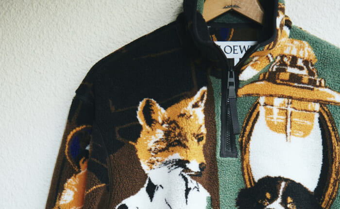 連載「憧れの逸品」No.215 グラフィックがたまらないロエベのアノラック＆バミューダ。