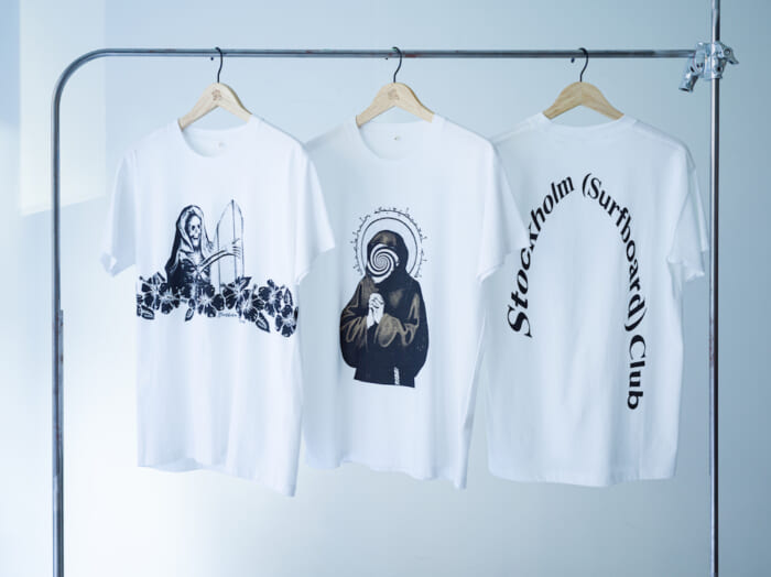 Mysterious exclusives from RHC and the Stockholm Surfboard Club, where the Peaceful and the Occult flutter in the air.