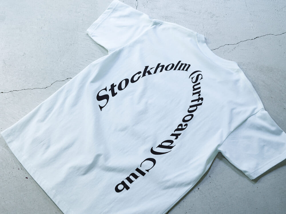 美品 ストックホルム サーフボード クラブ ヨガ Tシャツ S白 929M▲