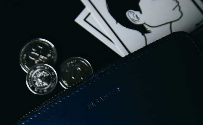 連載「憧れの逸品」No.217 色合いと風合いが楽しめるジル サンダーのウォレット。