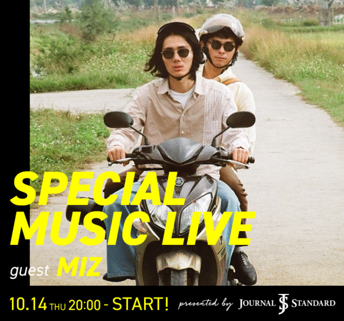 Music Live at the BAYCREW'S STORE, the seventh installment delivered on October 14. MIZ's music will accompany the busyness of early autumn.