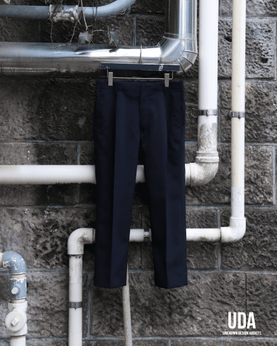 永く付き合えるボトムスをお探しの方。UDAの名作がウィズムにて待望の復活を果たしましたよ。