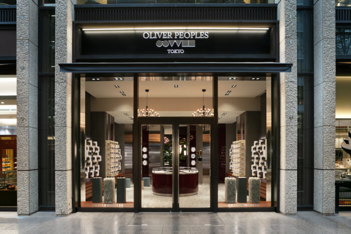 Visit Marunouchi for Oliver Peoples eyewear. The long-awaited flagship store is now open.