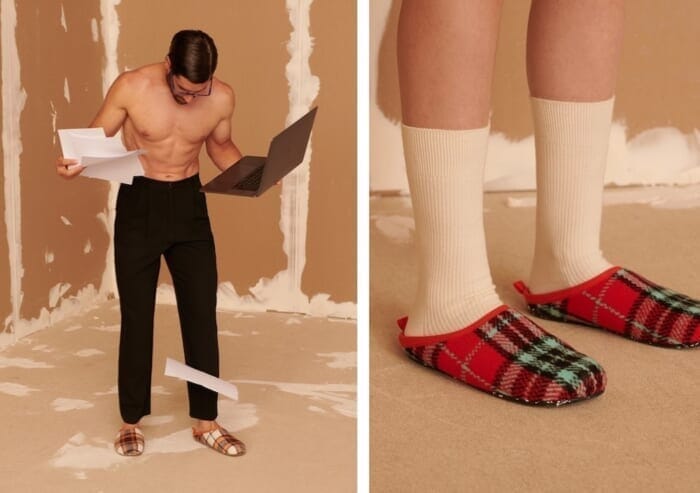 侘び寂びの精神を一足に。カンペールがつくったのは、最低限のパーツで構成した、申し分のないルームシューズ。