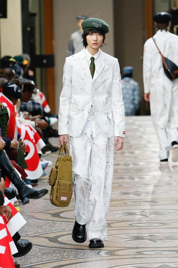 希少・完売 KENZO × H&M ジャンプスーツ オールインワン 虎