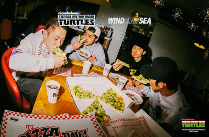 Mutant Turtles x WIND AND SEA. They will solve all your food and material desires.