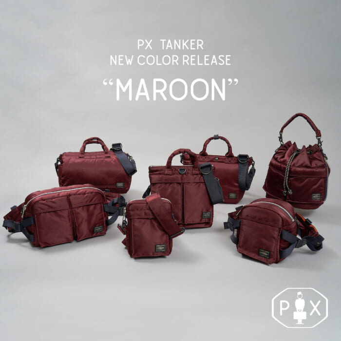 Deep colors and beautiful shades. New color MAROON is now available in P-X Tanker.