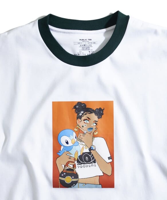 7名の豪華クリエイターが集結。ポッチャマのイラストを落とし込んだリンガーTが発売されます。