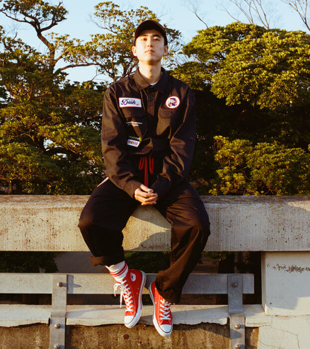 The theme is the uniform of a fictional transportation company. Yamaha Motor x Freaks Store = Ping Pong Dash!